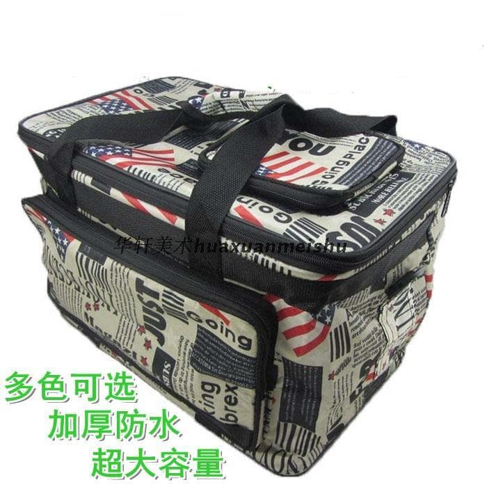 Grande dobrável à prova dwaterproof água pano caixa de ferramentas lona desenho caixa de ferramentas de arte Carry-on ca