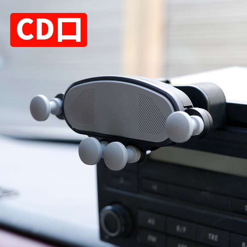 Porta de CD Snap-On Suporte de telefone para carro VIP Cat Interior Navegação para carro Suporte para Sensor de gravidad