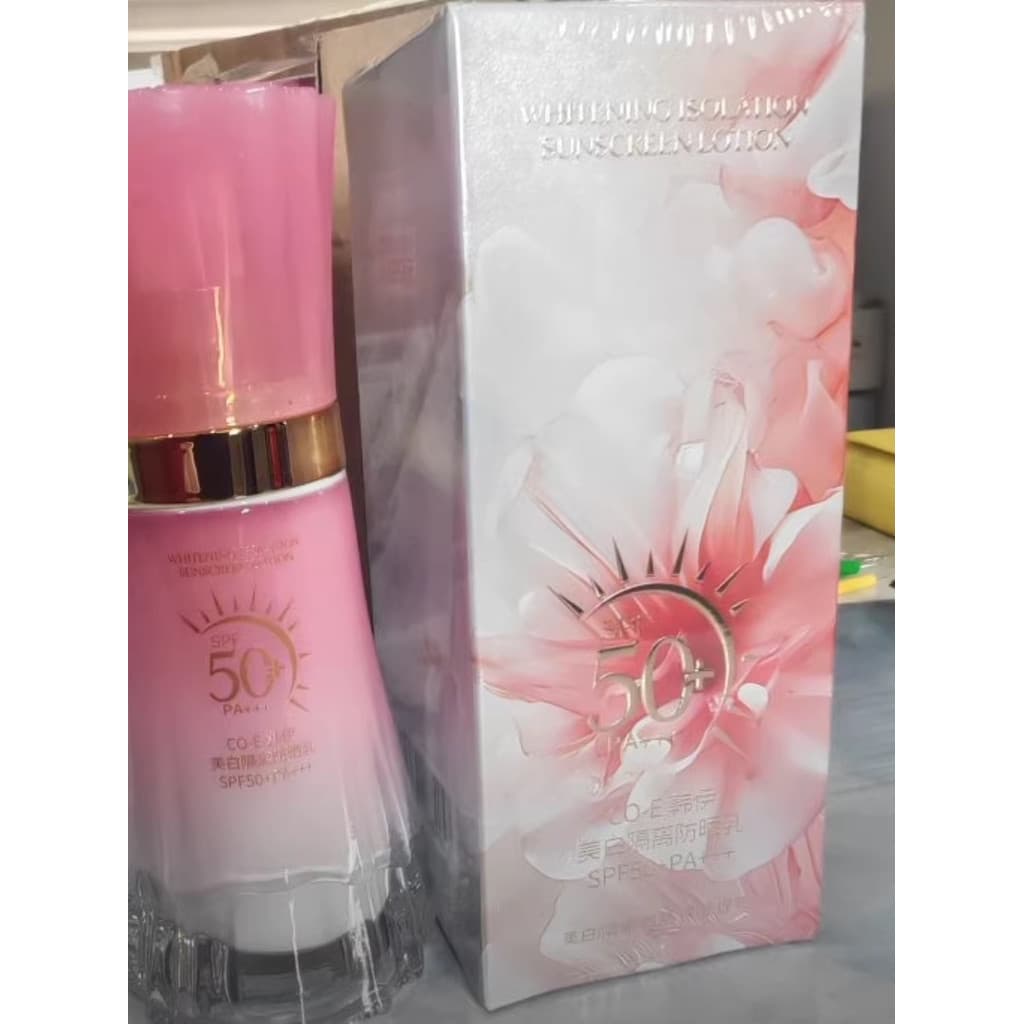 CO-E Hanyi Whitening Isolamento Protetor Solar Loção FPS50+PA+++50g Protetor Solar Hidratante