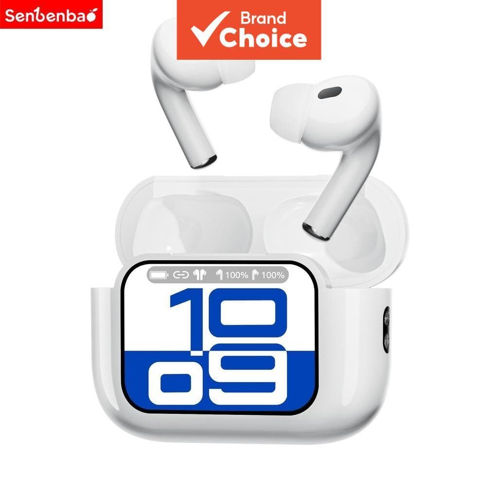 A11 PRO MAX Fones de Ouvido Bluetooth 5.4 Sem Fio, Headset com Redução de Ruído ANC, Microfone para Chamadas, Fones de