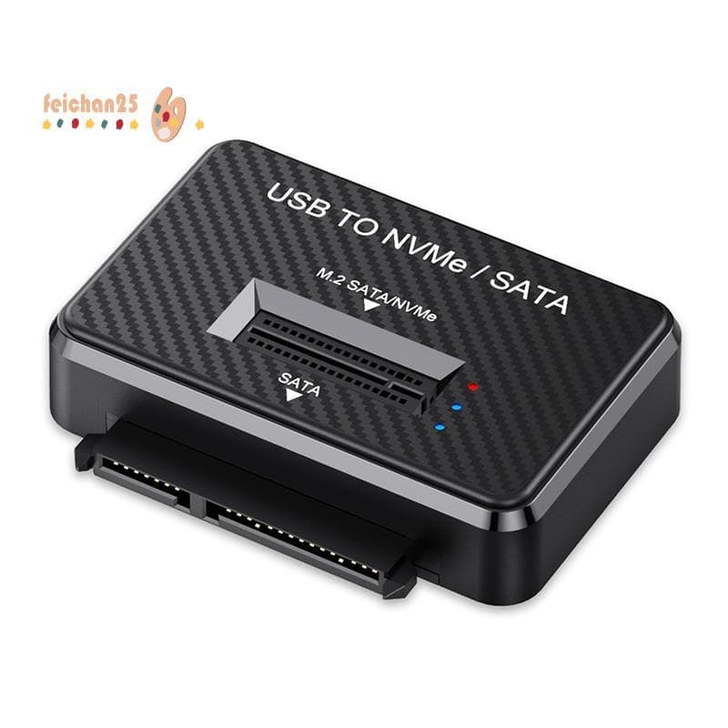 [Fast F] Leitor De Unidade De Estado Sólido M . 2 NVMe/SATA 2 Em 1 Dock Externo SSD Cartão Gabinete