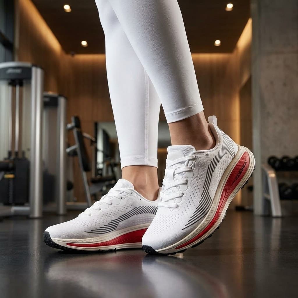 Tênis Para Corrida Academia Esportivo Marrom Feminino Confortável Caminhada Leve