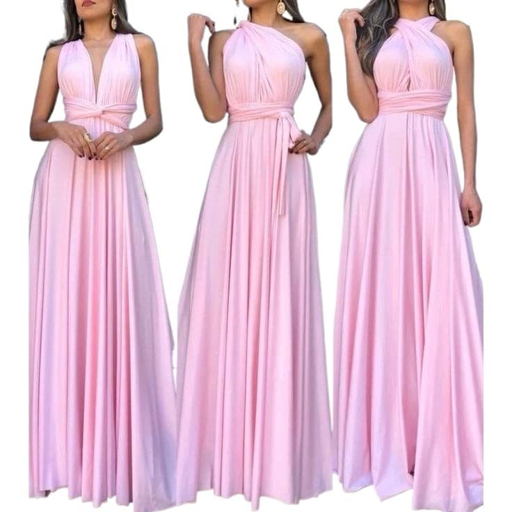 vestido Longo Várias Formas Infinity Multiformas Festas Roupa de Casamento Madrinhas Formatura