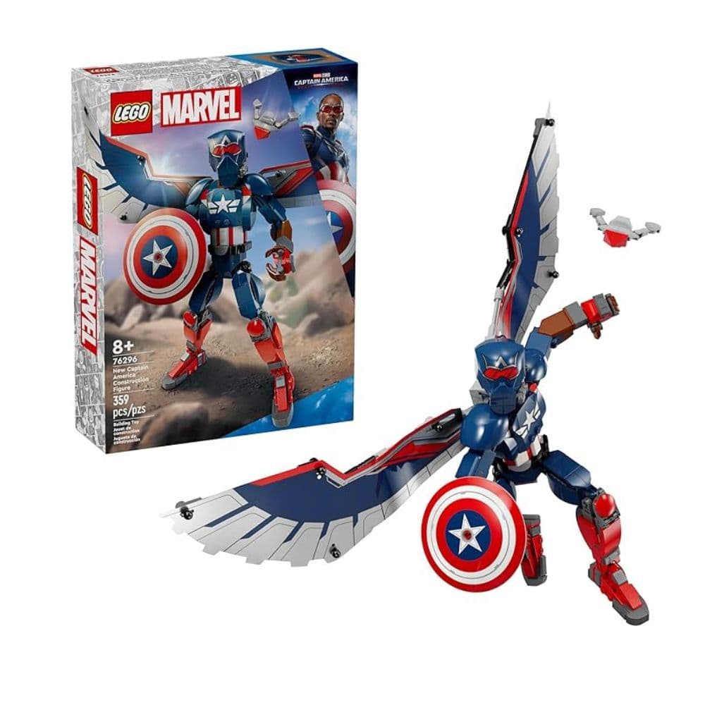 Blocos de Montar Marvel Capitão América Avengers 6+ Anos Lego