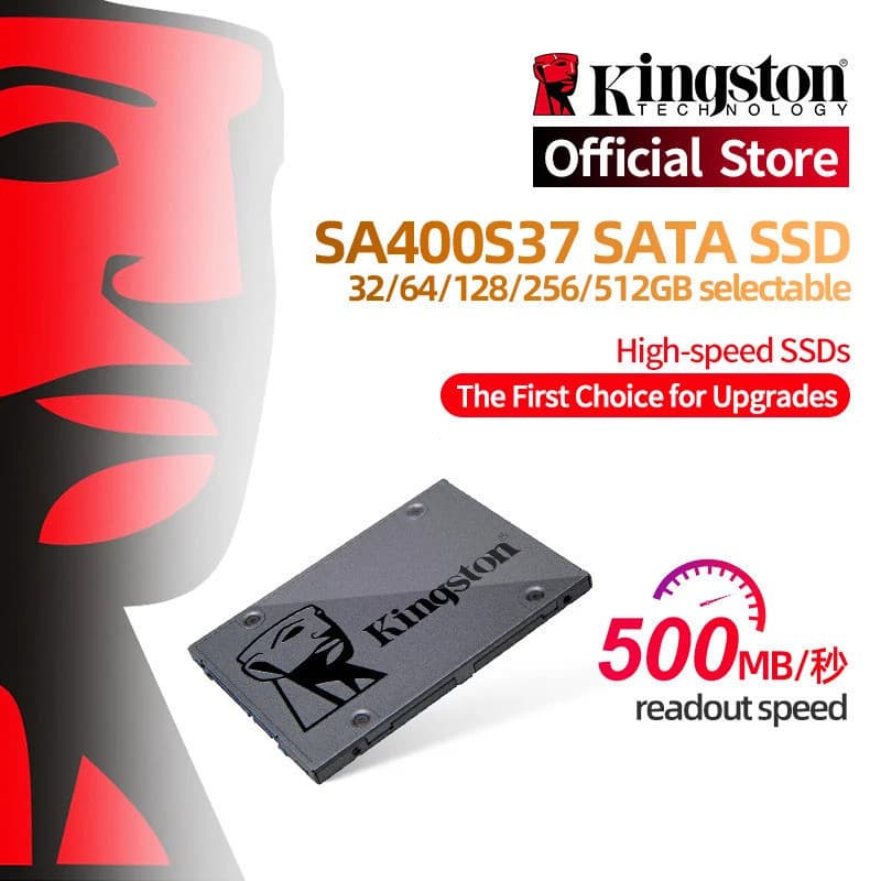 SSD Kingston A400 (120G ou 240G) Ideal para PC Gamer e Notebook | Garantia de 180 Dias