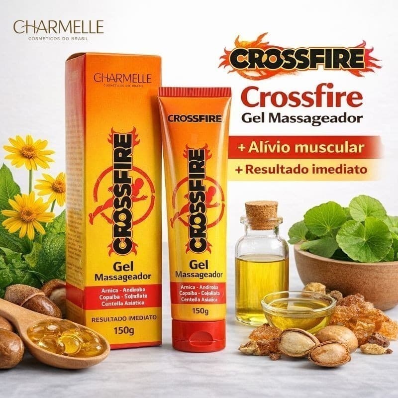 Crossfire Gel Massageador 150g Alívio Muscular