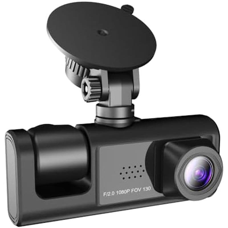 Câmera Frontal Shkalacar Dash & amp ; Interior Traseira , De Painel De Carro DVR 1080P Com Visão Noturna Tela De 2 Poleg