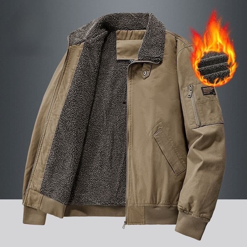 Street Wear acolchoado jaqueta Retro cordeiro velo jaqueta masculina inverno grosso acolchoado jaqueta de trabalho ao ar