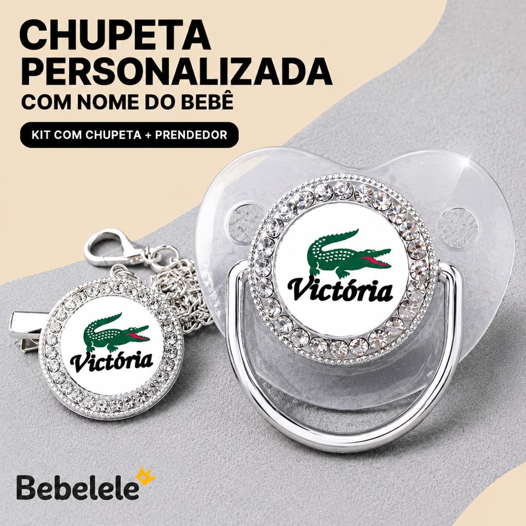 Chupeta bico Pacifier de Silicone para Bebês Presente de Dia das Crianças Engraçado