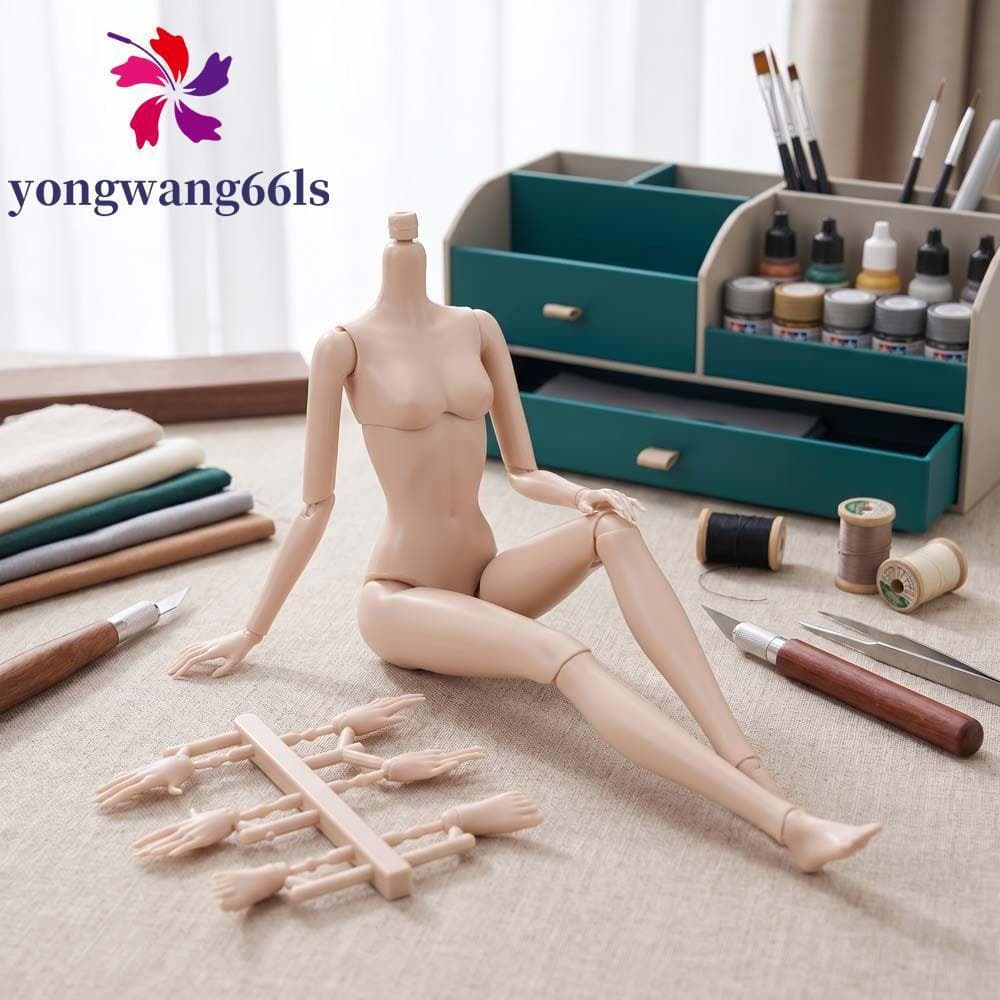Boneca Super Modelo YONGWANG , Bonecas BJD Nuas Articuladas Móveis Destacáveis , Corpo De Figura De Ação De 28 Cm