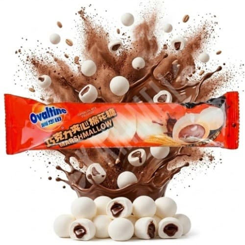 Marshmallow Chocolate Sabor Ovomaltine 25g - Importado