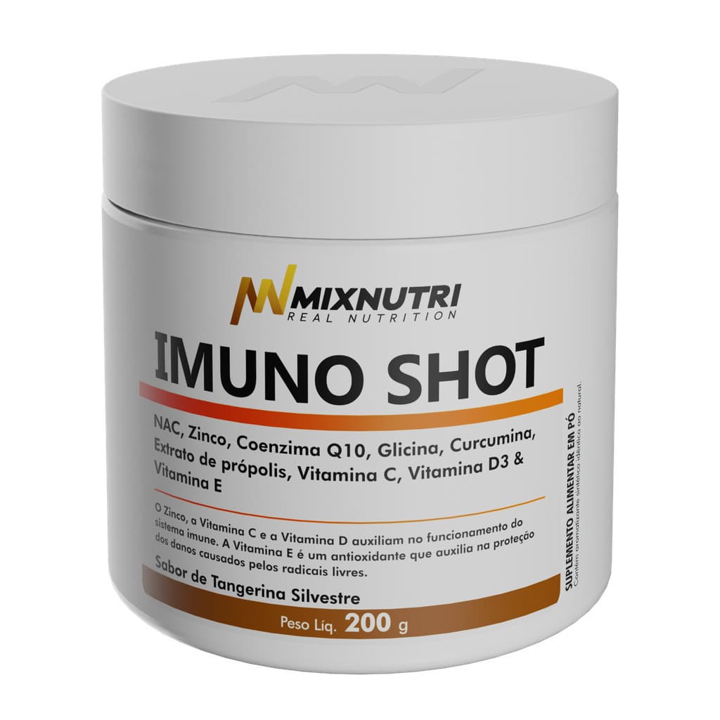 Suplemento Imuno Shot Suplemento Vitaminas C D E Zinco CoQ10