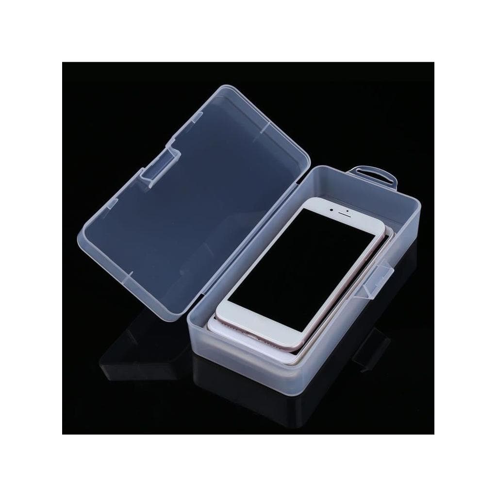 Caixa de peças para celular de camada dupla Caixa vazia para celular Peças de reparo Caixa de parafuso Conjunto de conch