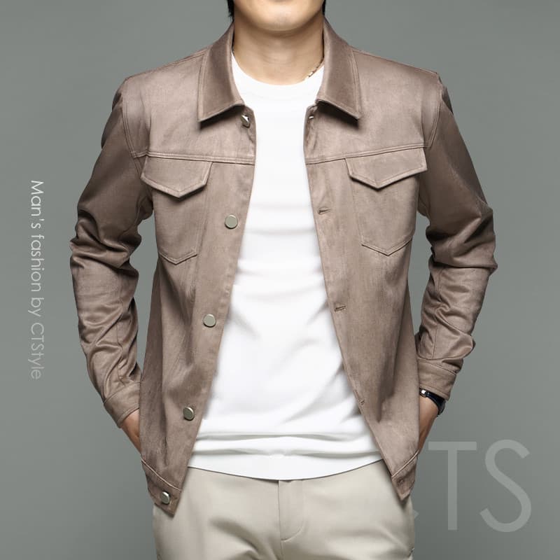 Primavera outono jaqueta Casual masculina na moda bonito outono jaqueta 2026 primavera outono novas roupas masculinas