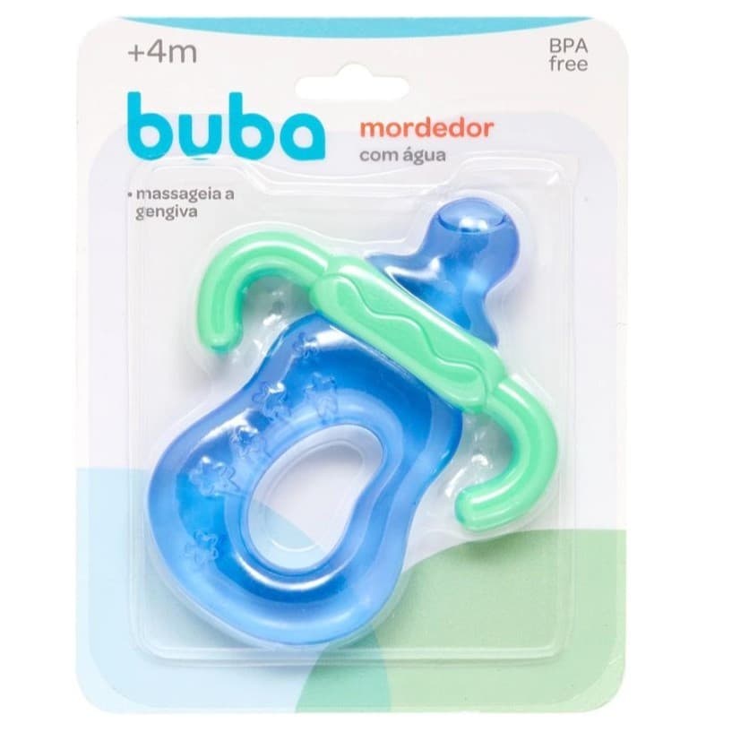 Mordedor De Bebê Mamadeira Com Água Resfriável Buba Massageador Alívio Gengiva Bebe Dentinho.