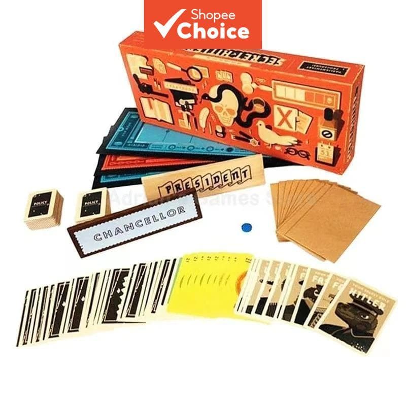 Jogo De Cartas De Tabuleiro Secreto Para Família , Festa De Estratégia De Intrigação Política Adultos E Crianças , Brinq