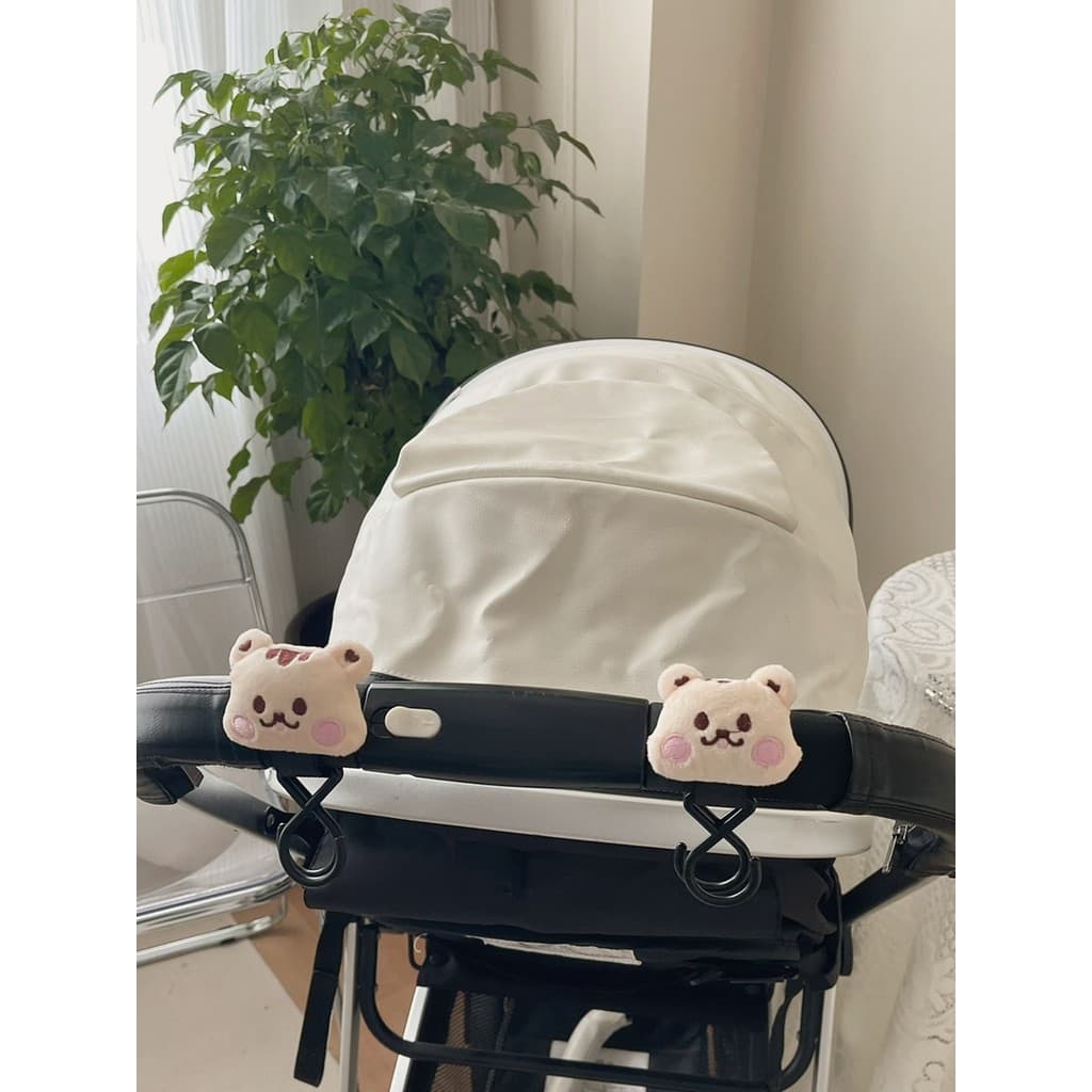 Coreano coreano ins estilo carrinho de bebê gancho mãe bebê mochila andando bebê ferramenta útil carrinho urso cabe
