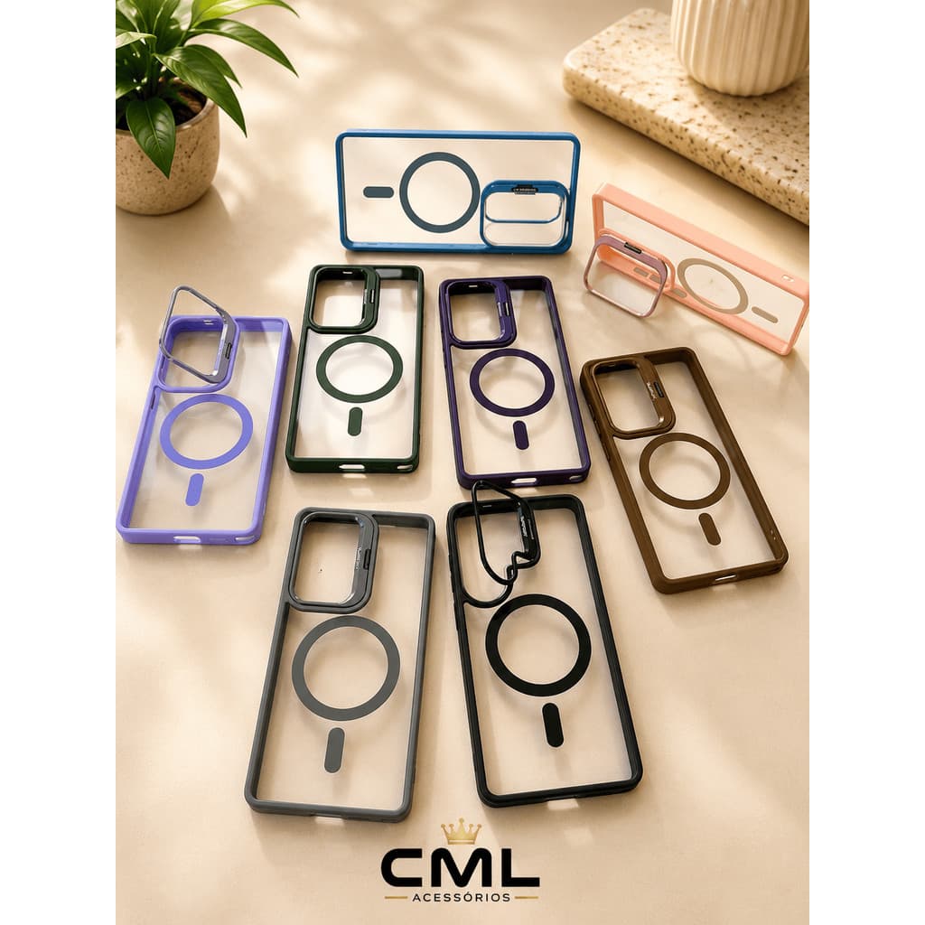 Capa Magnética com Proteção de Lente Samsun Galaxy S23 S24 S25 S26 Ultra📱