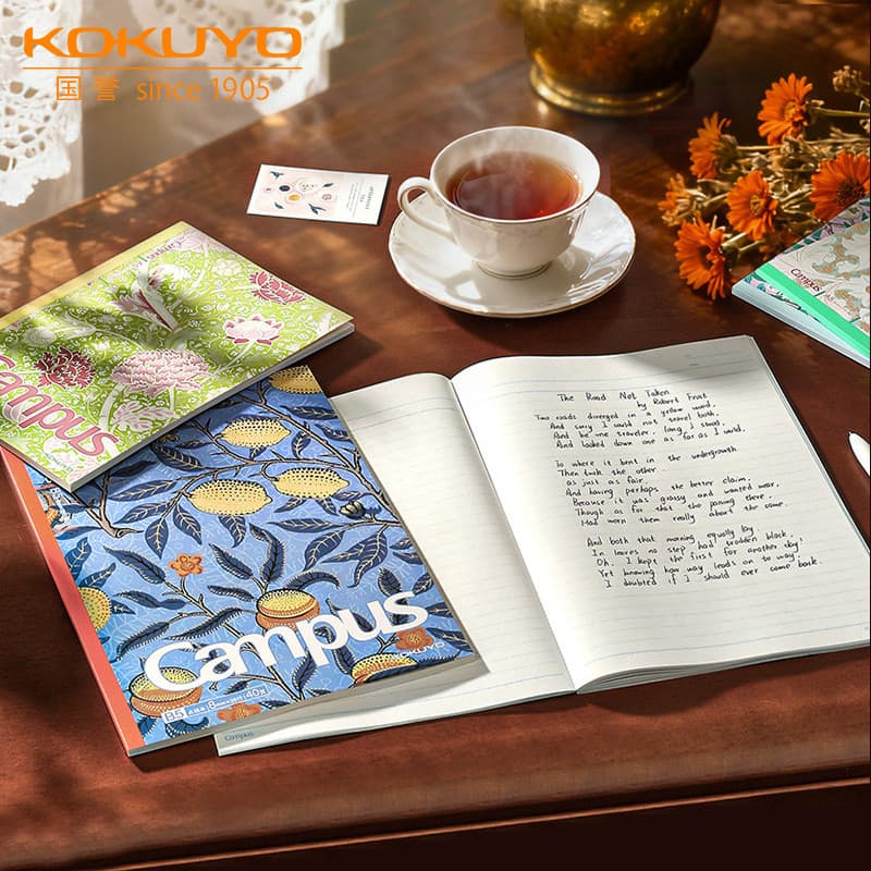 Japão kokuyo kokuyo VA Museu Co-Branded Wireless Glue Binding Notebook Campus Notebook B5 Notebook Diário de alto valor 