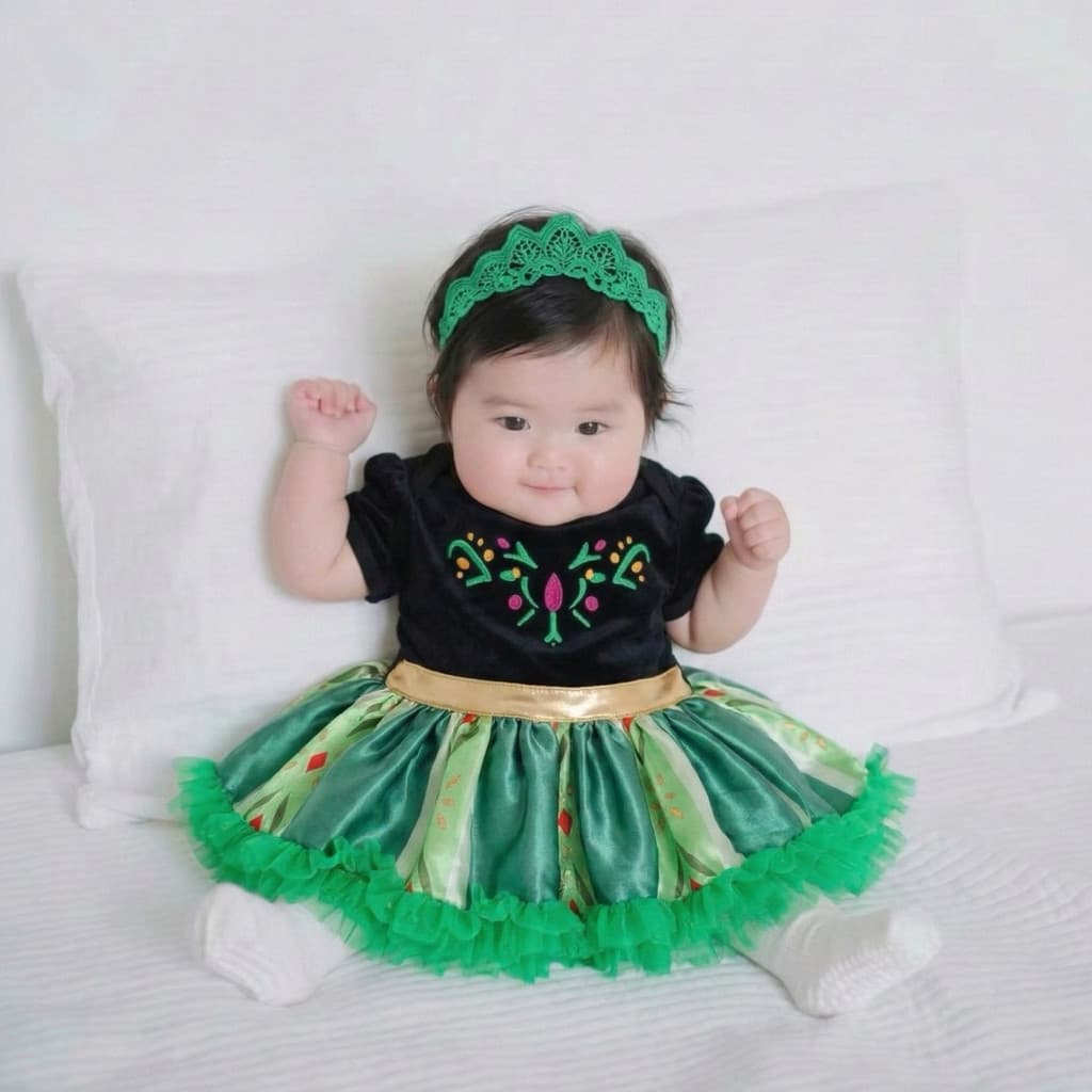 Bebê menina macacão estilo ocidental bebê cem dias roupas vestido de princesa cem dias estilo de idade roupas macacão na