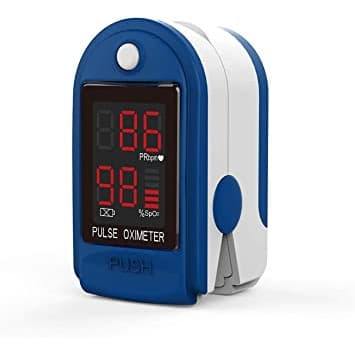 Oxímetro Digital Pulso De Dedo Medidor Sangue Portátil Oximeter Pulse Fingertip Spo2 SH-01