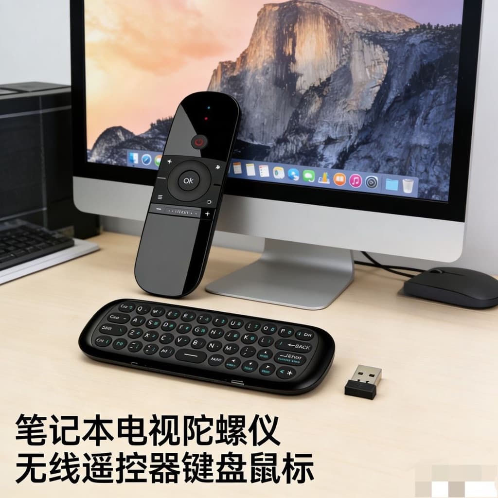 W1 Air Flying Mouse Pequeno Teclado Portátil Giroscópio de Controle Remoto com Mouse Sem Fio Teclado Sem Fio Teclado de 