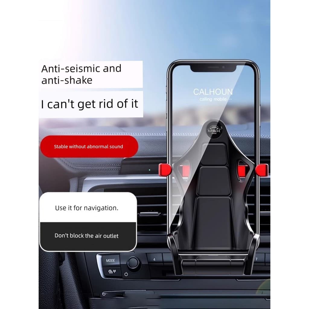 Suporte de celular para carro Suporte importado para automóvel Suporte magnético veicular ímã forte Assento de corrida s