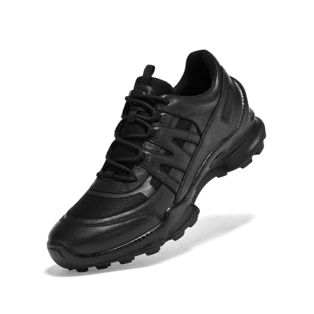 Verão estilo esportivo malha respirável sapatos masculinos ao ar livre antiderrapante All-match rendas tênis preto tênis