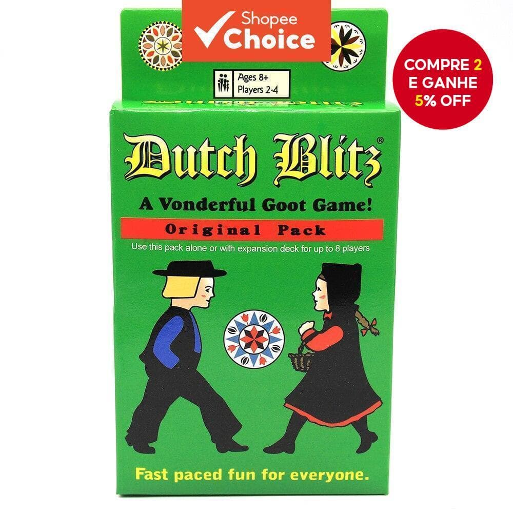 Dutch Blitz Original E Pacote De Expansão Conjunto De Cartas Família Paced Rápida Com 160 Regras Para 2 8 Jogadores Jogo