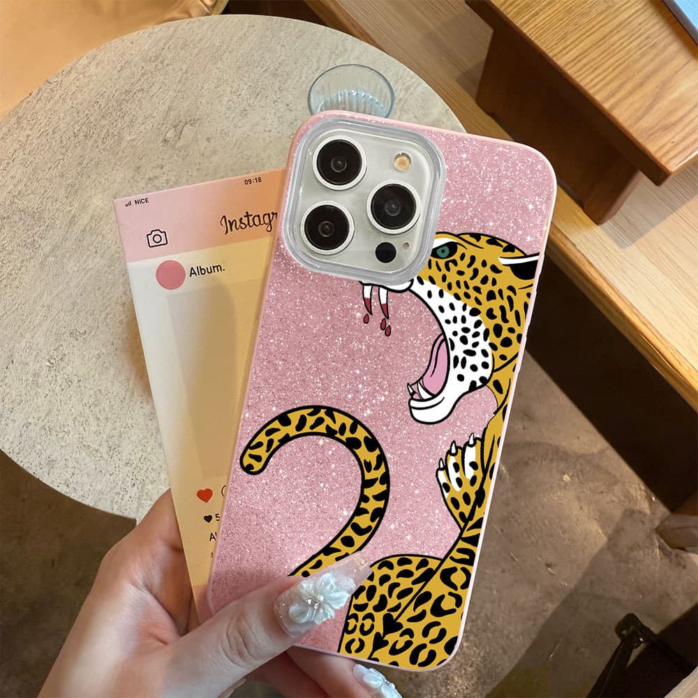 Capinha Shimmer Anti-Impacto De Silicone Para iPhone 17 Air 16 15 14 Plus 13 12 11 Pro Max Capa Celular IL184