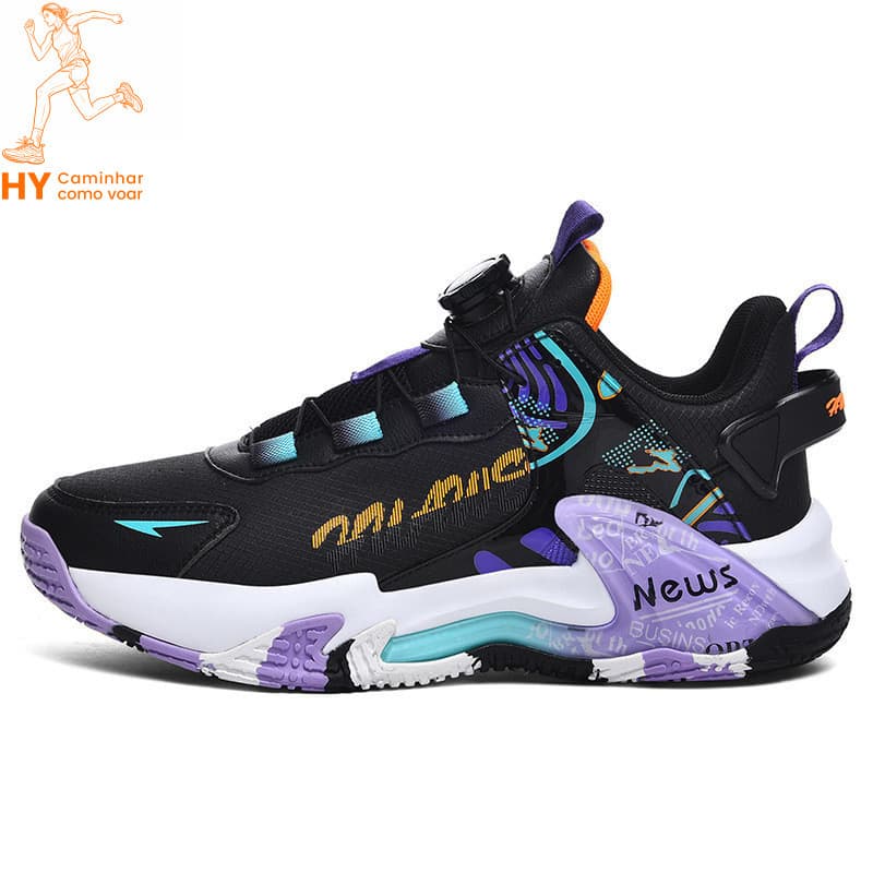 Tênis esportivos para basquete e vôlei, tênis de basquete masculinos e femininos, botas, tênis de corrida.