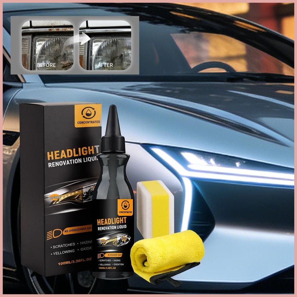 Kits De Restauração De Farol Automotivo , 100ml , Remoção De Arranhões , Kit De Limpeza De Luz De Cabeça De Carro Para K