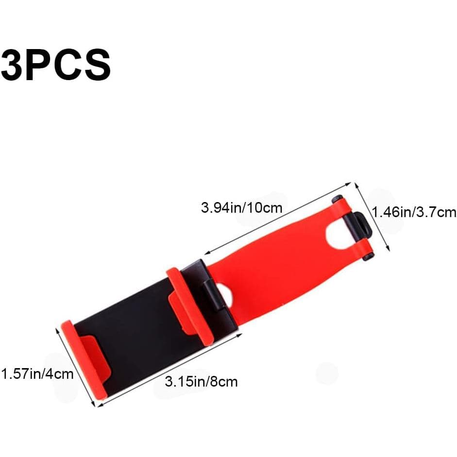 3 Peças de Suporte para Telefone de Carro, Suportes Ajustáveis Universais para Celular, Montagem para Volante de Carro