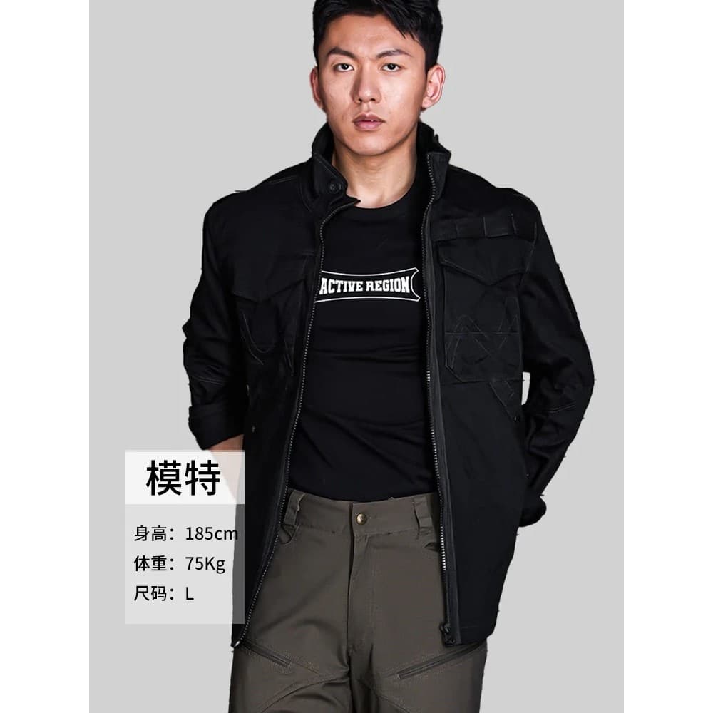 MAGFORCE MAGFORCE C1113 Jaqueta de trabalho masculina leve e confortável primavera outono jaqueta ao ar livre masculina