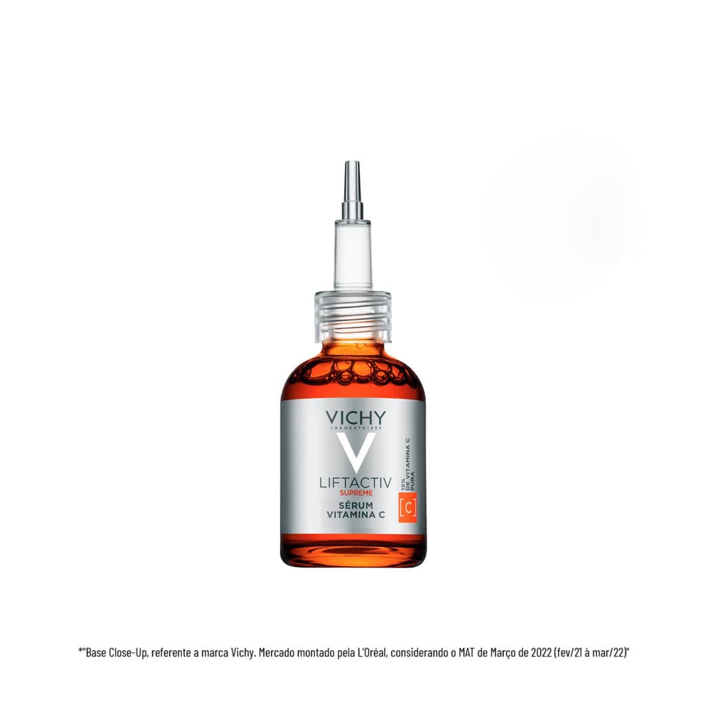 Sérum Facial Antioxidante Corretor de Sinais com 15% de Vitamina C Pura Liftactiv Supreme, Vichy, 20ml