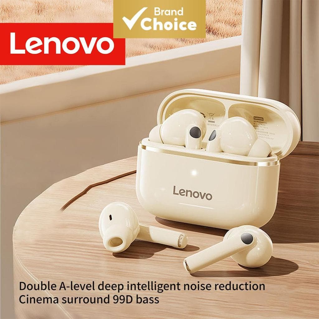 Fones de ouvido Lenovo, latência baixa, chamada HD, redução de ruído, fones de ouvido Bluetooth sem fio, fones de ouvido