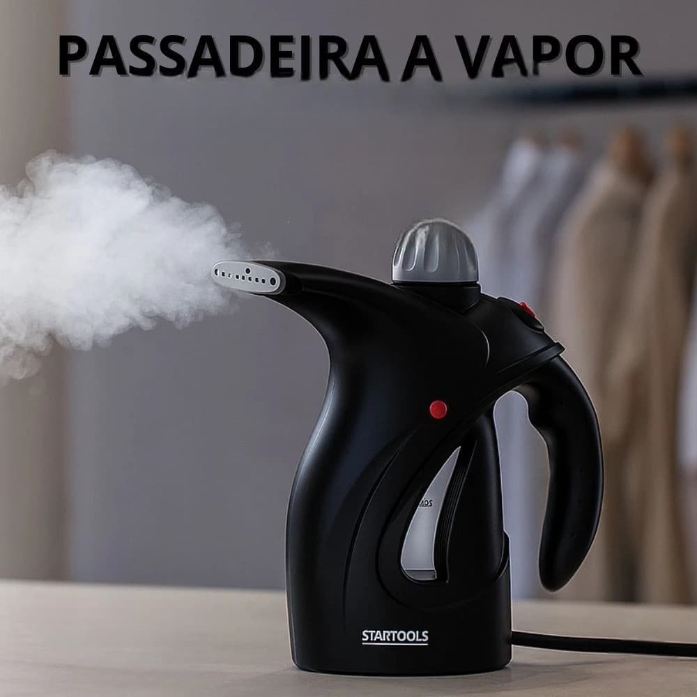 Passadeira a Vapor Ferro de Passar Roupas Tecidos Camisas Lavanderia