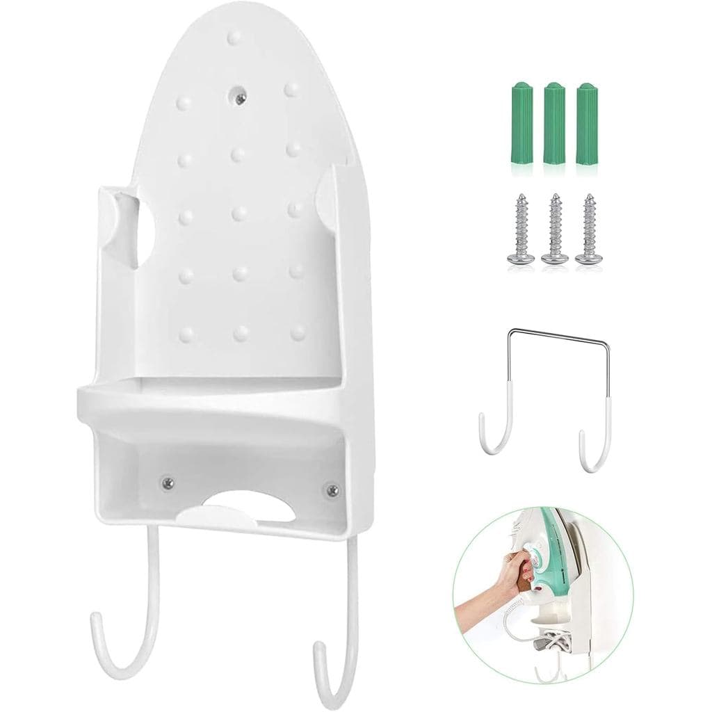 Suporte de Parede para Tábua de Passar Roupa, Suporte para Ferro Elétrico, Prateleira para Banheiro Doméstico