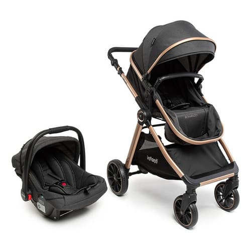 Carrinho De Bebê Ts Duo Romanzo Com Bebê Conforto - Infanti