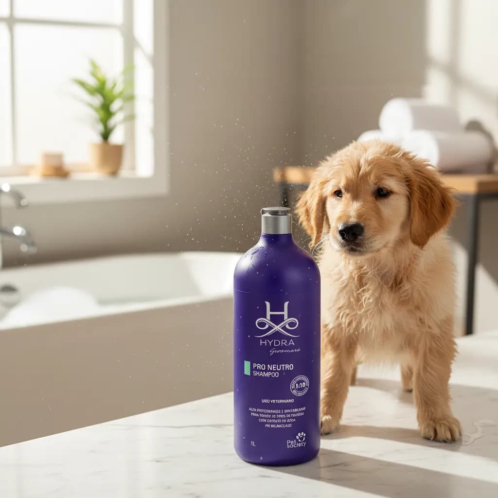 Shampoo Pet Society Hydra Pro Neutro 1l Para Cães Cão Gatos Neutra
