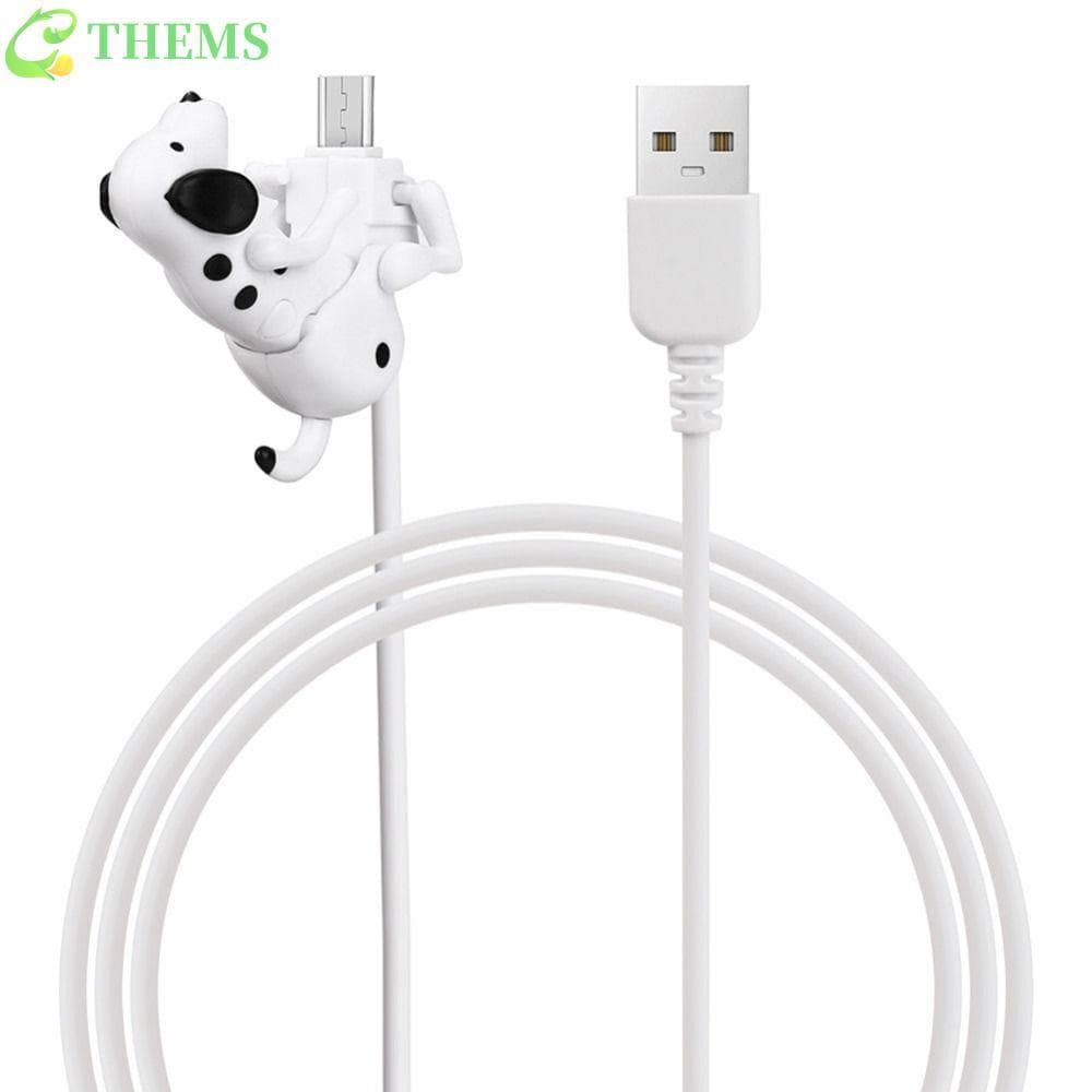 THEMS Fio De Carregamento Rápido Tipo C Cabo USB-Carregador Engraçado Humping Dog Acessório Para Celular De Dados