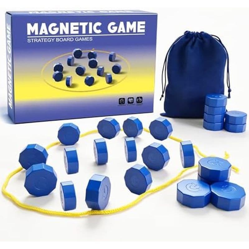Jogo De Xadrez Magnético , Com Corda Para Cesta De Páscoa , Jogos De Família , Noite , Ótimos Estratégia De Quebra-Cabeç