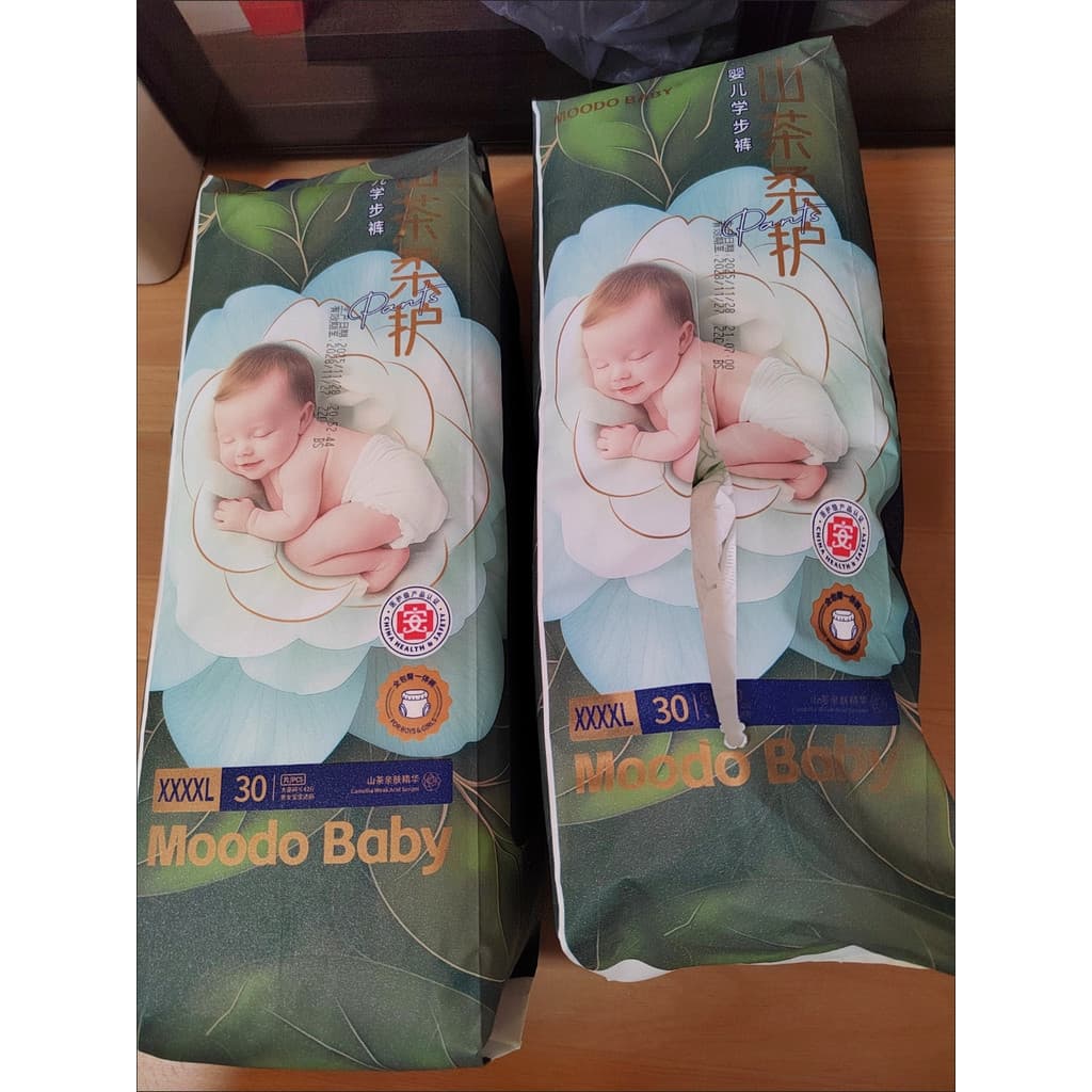 Aiyingle camélia essência pull-up calças cuidados médicos flor Bud fraldas bebê recém-nascido pull-up calças XXXL fralda