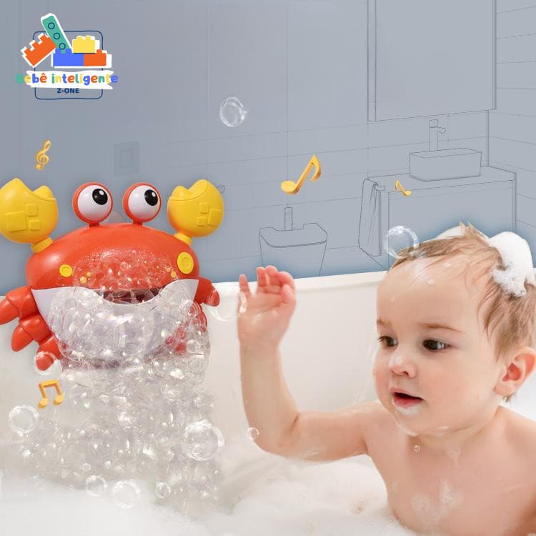 Bebê Banheiro Brinquedos De Banho Diversão Caranguejo Máquina Bolha Criança Banheira Água Música Elétrica
