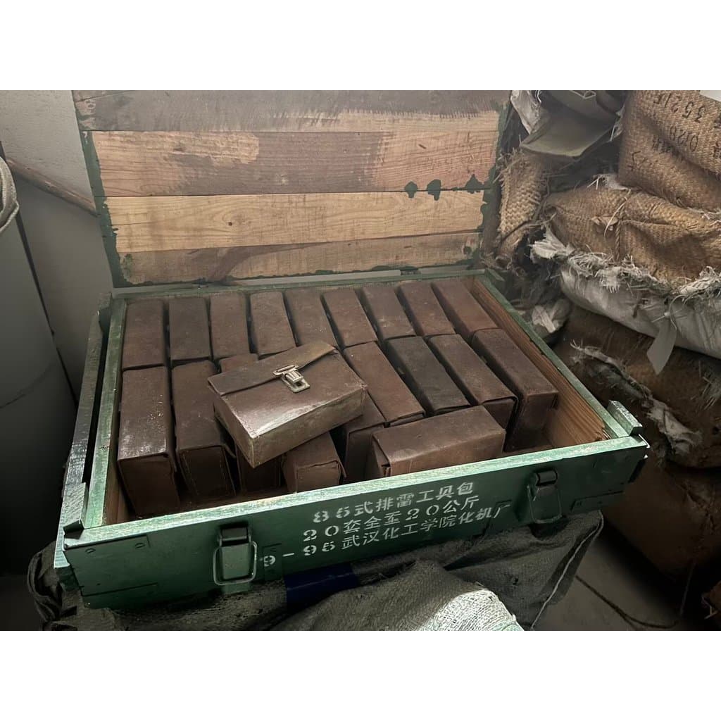 Bens antigos 70/80s 72/85 tipo caixa de ferramentas de explosão multifuncional para vietnã conjunto de ferramentas de de