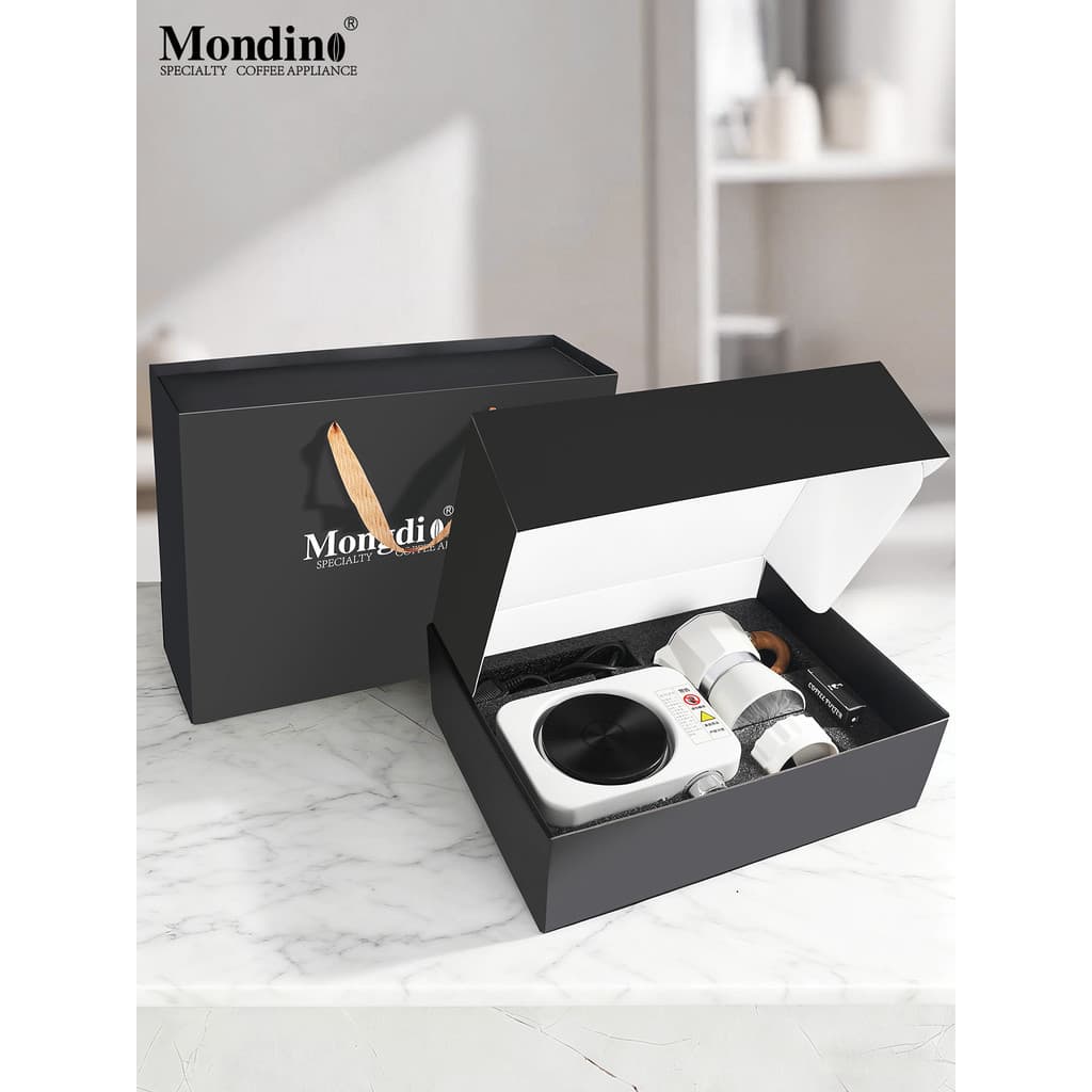 Cafeteira Moka pote doméstico pequena cafeteira italiana máquina de café expresso mão Brew conjunto café caixa presente