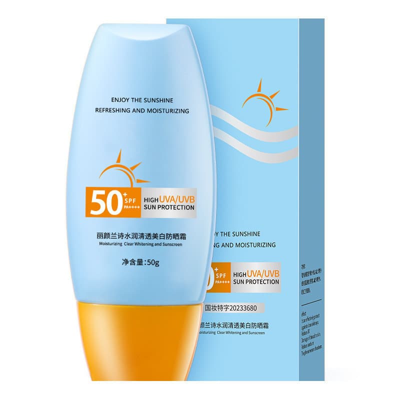 [Protetor solar] Protetor solar clareador genuíno 50 +++ Protetor solar Anti-ultravioleta em Spray corretivo creme prote