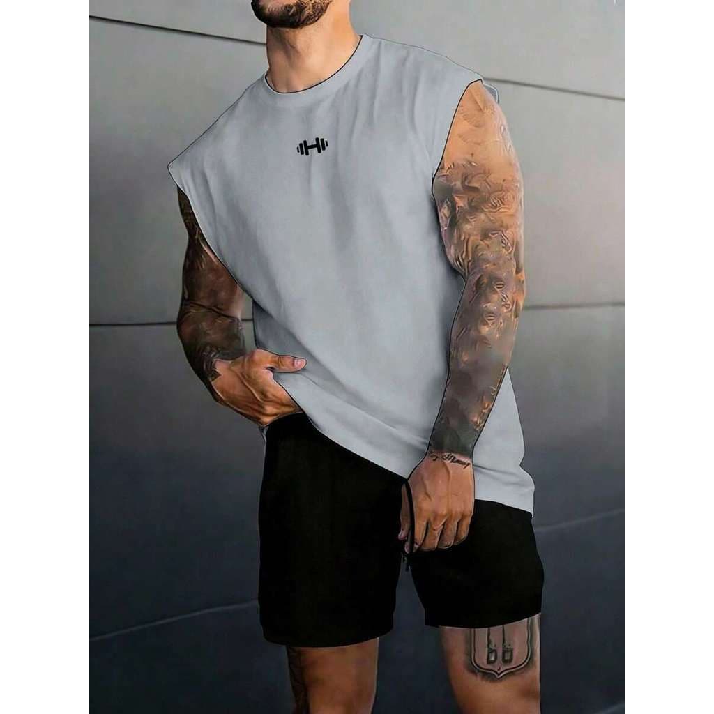 Camiseta Algodão Regata Masculina Machao Gym  Academia Fitness Halter Do P ao G5 Plus Size