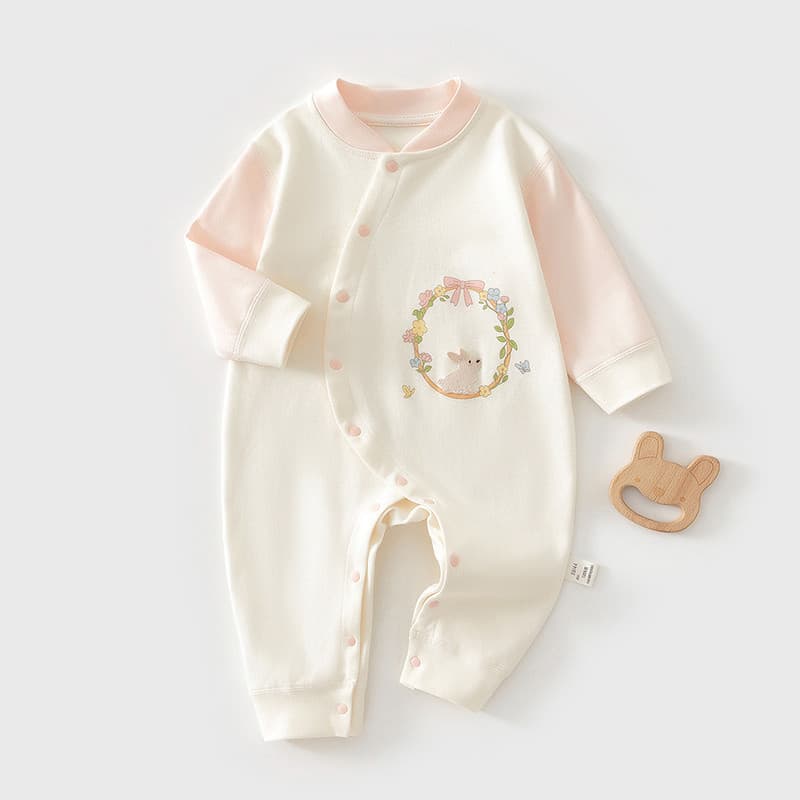 Roupas de bebê classe a primavera outono estilo manga comprida macacão de fundo do bebê menina macacão Outing roupas rec