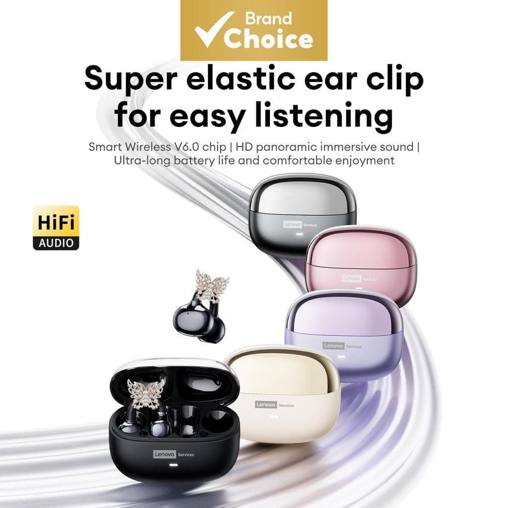 Fones de ouvido Lenovo LE302 Bluetooth Earbuds Gaming Latência Ultra Baixa IPX5 à Prova d’Água Qualidade de Som HIFI